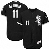 Chicago White Sox #11 Luis Aparicio Black Flexbase Stitched Jersey DingZhi,baseball caps,new era cap wholesale,wholesale hats
