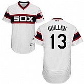Chicago White Sox #13 Ozzie Guillen White Cooperstown Collection Flexbase Stitched Jersey DingZhi,baseball caps,new era cap wholesale,wholesale hats