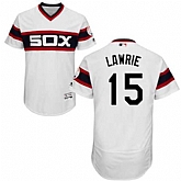 Chicago White Sox #15 Brett Lawrie White Cooperstown Collection Flexbase Stitched Jersey DingZhi,baseball caps,new era cap wholesale,wholesale hats