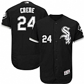 Chicago White Sox #24 Joe Crede Black Flexbase Stitched Jersey DingZhi,baseball caps,new era cap wholesale,wholesale hats