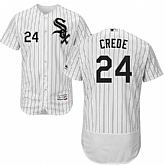 Chicago White Sox #24 Joe Crede White Flexbase Stitched Jersey DingZhi,baseball caps,new era cap wholesale,wholesale hats