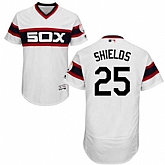 Chicago White Sox #25 James Shields White Cooperstown Collection Flexbase Stitched Jersey DingZhi,baseball caps,new era cap wholesale,wholesale hats