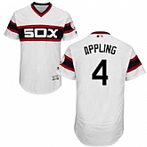 Chicago White Sox #4 Luke Appling White Cooperstown Collection Flexbase Stitched Jersey DingZhi,baseball caps,new era cap wholesale,wholesale hats