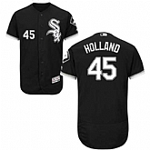 Chicago White Sox #45 Derek Holland Black Flexbase Stitched Jersey DingZhi,baseball caps,new era cap wholesale,wholesale hats