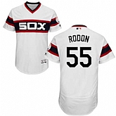 Chicago White Sox #55 Carlos Rodon White Cooperstown Collection Flexbase Stitched Jersey DingZhi,baseball caps,new era cap wholesale,wholesale hats