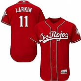 Cincinnati Reds #11 Barry Larkin Red Alternate Flexbase Stitched Jersey DingZhi,baseball caps,new era cap wholesale,wholesale hats