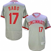 Cincinnati Reds #17 Chris Sabo Gray Cooperstown Collection Flexbase Stitched Jersey DingZhi,baseball caps,new era cap wholesale,wholesale hats