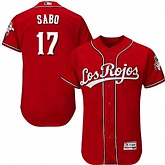 Cincinnati Reds #17 Chris Sabo Red Alternate Flexbase Stitched Jersey DingZhi,baseball caps,new era cap wholesale,wholesale hats
