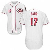 Cincinnati Reds #17 Chris Sabo White Flexbase Stitched Jersey DingZhi,baseball caps,new era cap wholesale,wholesale hats