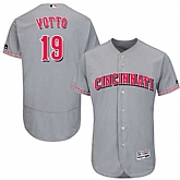 Cincinnati Reds #19 Joey Vottos Gray Flexbase Stitched Jersey DingZhi,baseball caps,new era cap wholesale,wholesale hats