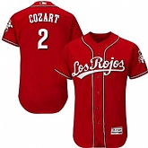Cincinnati Reds #2 Zack Cozart Red Alternate Flexbase Stitched Jersey DingZhi,baseball caps,new era cap wholesale,wholesale hats