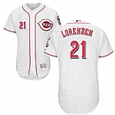 Cincinnati Reds #21 Michael Lorenzen White Flexbase Stitched Jersey DingZhi,baseball caps,new era cap wholesale,wholesale hats