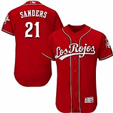Cincinnati Reds #21 Reggie Sanders Red Alternate Flexbase Stitched Jersey DingZhi,baseball caps,new era cap wholesale,wholesale hats