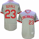Cincinnati Reds #23 Adam Duvall Gray Cooperstown Collection Flexbase Stitched Jersey DingZhi,baseball caps,new era cap wholesale,wholesale hats