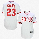 Cincinnati Reds #23 Adam Duvall White Cooperstown Collection Flexbase Stitched Jersey DingZhi,baseball caps,new era cap wholesale,wholesale hats