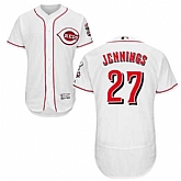 Cincinnati Reds #27 Desmond Jennings White Flexbase Stitched Jersey DingZhi,baseball caps,new era cap wholesale,wholesale hats