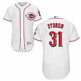 Cincinnati Reds #31 Drew Storen White Flexbase Stitched Jersey DingZhi,baseball caps,new era cap wholesale,wholesale hats