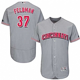 Cincinnati Reds #37 Scott Feldman Gray Flexbase Stitched Jersey DingZhi