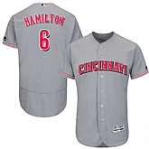 Cincinnati Reds #6 Billy Hamilton Gray Flexbase Stitched Jersey DingZhi,baseball caps,new era cap wholesale,wholesale hats