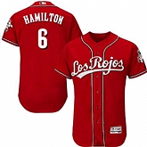 Cincinnati Reds #6 Billy Hamilton Red Alternate Flexbase Stitched Jersey DingZhi,baseball caps,new era cap wholesale,wholesale hats