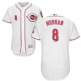 Cincinnati Reds #8 Joe Morgan White Flexbase Stitched Jersey DingZhi,baseball caps,new era cap wholesale,wholesale hats