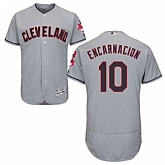 Cleveland Indians #10 Edwin Encarnacion Gray Flexbase Stitched Jersey DingZhi,baseball caps,new era cap wholesale,wholesale hats