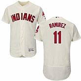 Cleveland Indians #11 Juan Ramirez Cream Flexbase Stitched Jersey DingZhi,baseball caps,new era cap wholesale,wholesale hats
