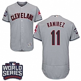 Cleveland Indians #11 Juan Ramirez Gray 2016 World Series Flexbase Stitched Jersey DingZhi,baseball caps,new era cap wholesale,wholesale hats