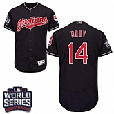 Cleveland Indians #14 Larry Doby Navy 2016 World Series Flexbase Stitched Jersey DingZhi,baseball caps,new era cap wholesale,wholesale hats