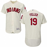 Cleveland Indians #19 Bob Feller Cream Flexbase Stitched Jersey DingZhi,baseball caps,new era cap wholesale,wholesale hats