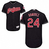 Cleveland Indians #24 Jose Ramirez Navy Flexbase Stitched Jersey DingZhi,baseball caps,new era cap wholesale,wholesale hats