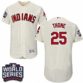 Cleveland Indians #25 Jim Thome Cream 2016 World Series Flexbase Stitched Jersey DingZhi,baseball caps,new era cap wholesale,wholesale hats