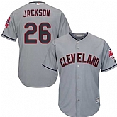 Cleveland Indians #26 Austin Jackson Gray New Cool Base Stitched Jersey DingZhi,baseball caps,new era cap wholesale,wholesale hats