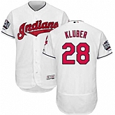 Cleveland Indians #28 Corey Kluber White 2016 World Series Flexbase Stitched Jersey DingZhi,baseball caps,new era cap wholesale,wholesale hats