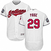 Cleveland Indians #29 Satchel Paige White 2016 World Series Flexbase Stitched Jersey DingZhi,baseball caps,new era cap wholesale,wholesale hats