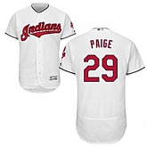 Cleveland Indians #29 Satchel Paige White Flexbase Stitched Jersey DingZhi,baseball caps,new era cap wholesale,wholesale hats