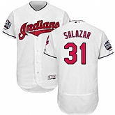 Cleveland Indians #31 Danny Salazar White 2016 World Series Flexbase Stitched Jersey DingZhi,baseball caps,new era cap wholesale,wholesale hats