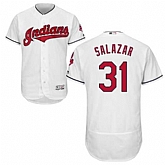 Cleveland Indians #31 Danny Salazar White Flexbase Stitched Jersey DingZhi,baseball caps,new era cap wholesale,wholesale hats