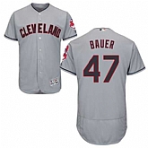 Cleveland Indians #47 Trevor Bauer Gray Flexbase Stitched Jersey DingZhi,baseball caps,new era cap wholesale,wholesale hats