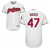 Cleveland Indians #47 Trevor Bauer White Flexbase Stitched Jersey DingZhi,baseball caps,new era cap wholesale,wholesale hats