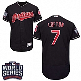 Cleveland Indians #7 Kenny Lofton Navy 2016 World Series Flexbase Stitched Jersey DingZhi,baseball caps,new era cap wholesale,wholesale hats