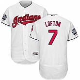 Cleveland Indians #7 Kenny Lofton White 2016 World Series Flexbase Stitched Jersey DingZhi,baseball caps,new era cap wholesale,wholesale hats