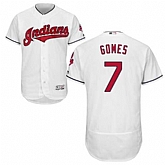 Cleveland Indians #7 Yan Gomes White Flexbase Stitched Jersey DingZhi,baseball caps,new era cap wholesale,wholesale hats