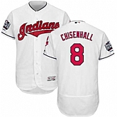 Cleveland Indians #8 Lonnie Chisenhall White 2016 World Series Flexbase Stitched Jersey DingZhi,baseball caps,new era cap wholesale,wholesale hats