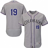 Colorado Rockies #19 Charlie Blackmon Gray Flexbase Stitched Jersey DingZhi,baseball caps,new era cap wholesale,wholesale hats