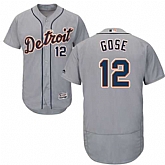 Detroit Tigers #12 Anthony Gose Gray Flexbase Stitched Jersey DingZhi,baseball caps,new era cap wholesale,wholesale hats