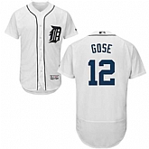 Detroit Tigers #12 Anthony Gose White Flexbase Stitched Jersey DingZhi,baseball caps,new era cap wholesale,wholesale hats