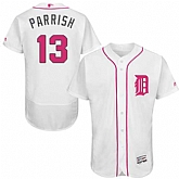Detroit Tigers #13 Lance Parrish White Mother's Day Flexbase Stitched Jersey DingZhi,baseball caps,new era cap wholesale,wholesale hats