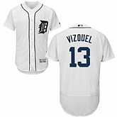 Detroit Tigers #13 Omar Vizquel White Flexbase Stitched Jersey DingZhi,baseball caps,new era cap wholesale,wholesale hats