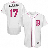 Detroit Tigers #17 Danny McLain White Mother's Day Flexbase Stitched Jersey DingZhi,baseball caps,new era cap wholesale,wholesale hats